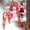 Double Ladder Red, variant on Climbing Santa - Funny Electric Santa Climbing Up and Down Ladder/Rope - Musical Moving Santa - Holiday Home Decor, Indoor Christmas Tree Decorations Gifts(Rope)