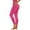Hot Pink, variant on Seductiva Workout Yoga Pants Womens Daily Solid Yoga Pants Elastic Mid Waist Workout Pants Casual Sport Trousers Leggings