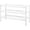 White, variant on Bamboo Wooden Shoe Rack for Closet - Stackable Shoe Organizer with Modular Structure, Space-Saving Shoe Shelf for Entryway, Living Room, Bedroom, 26.8" Wide - 2 Tiers, Natural