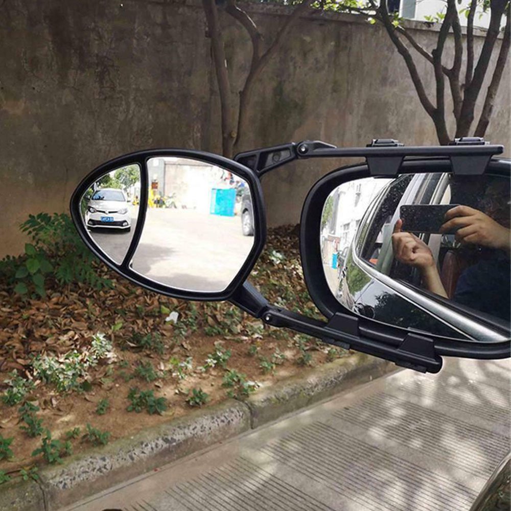 ASCZOV Glass Clip On For Towing Universal Convex Wing Extension Trailer