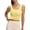 Yellow-04, variant on STETMN Women's Square Neck Sports Bra, High Support Padded Workout Crop Top for Gym Yoga Fitness