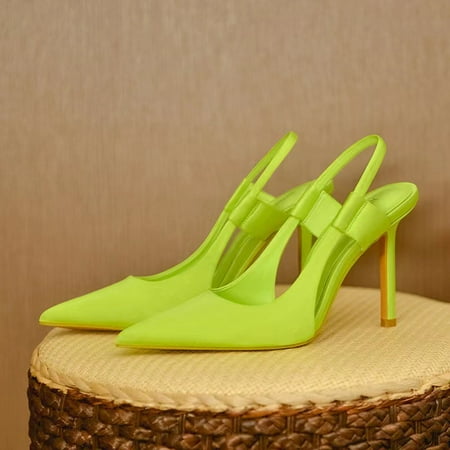 

Women s Slip on Rhinestone Bows Stiletto Heel Sweet Pumps Dress Party Wedding Fashion Shoes