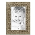 thumbnail image 2 of ArtToFrames 8" x 14" Antique Floral Silver Picture Frame, 8.5x14 inch Multi Wood Poster Frame (WOM-5168), 2 Pack, 2 of 6
