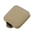 thumbnail image 1 of Clip para gafas de sol en el parasol del coche Unique Bargains, soporte magnético de cuero beige 1 Pc, 1 of 7