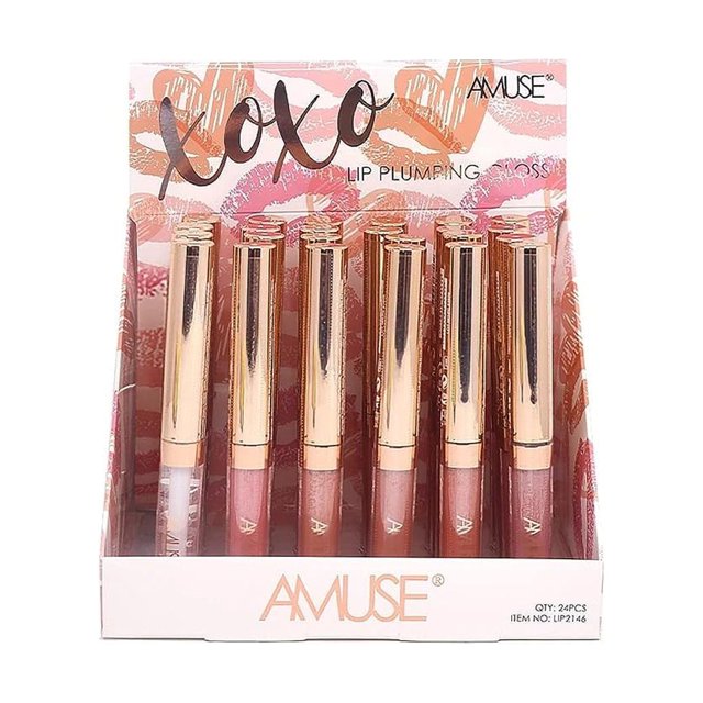 Amuse Cosmetics XoXo Lip Plumping Gloss 6 Piece Set in Beautiful