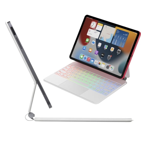 HPZZ Keyboard Case Compatible with IPad Mini 7 (A17 Pro) & Mini 6 - Magic Case With Floating Cantilever Stand For IPad Mini 7th 6th Gen, Backlit Keyboard With Trackpad