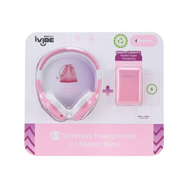 iVibe 2 in 1 Wireless Bluetooth Headphones and 5000 mAH