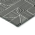 thumbnail image 4 of Addison Rugs Chantille Indoor/Outdoor Transitional Lines Black Washable Rectangle Rug, 9' x 12', 4 of 6