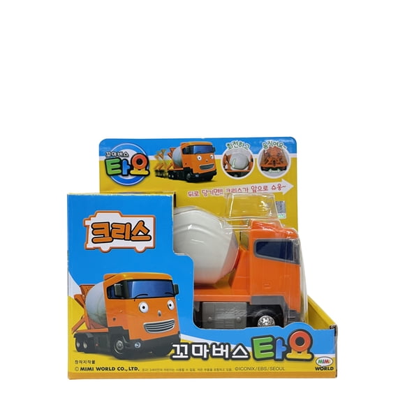 Juguete Tayo el Pequeño Autobús Chris Excavadora de Retroceso