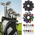 thumbnail image 5 of Joernso 10Pcs Durable Golf Club Cover Hemming Process Anti-fouling Multiple Useful Golf Putter Cover for Golf Club, 5 of 8