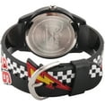 thumbnail image 2 of Cars 3 Lightning McQueen Boys' Black Plastic Time Teacher Watch, 3D Black Plastic Strap, 2 of 6