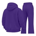 thumbnail image 4 of UDAUDU Zip Up Hoodie Tracksuit for Men 2‑Piece Set, Loose Fit Oversized Full‑Zip Hooded Jacket with Wide‑Leg Sweat Pants, Soft Fleece Casual Street Outfit 2XL, 4 of 6