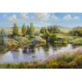 thumbnail image 2 of Romanov, Roman 18x14 Black Ornate Wood Framed with Double Matting Museum Art Print Titled - Summer, 2 of 4