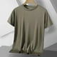 thumbnail image 1 of pstuiky camisetas de hombre, Blusas/camisetas casuales de verano para hombre, de color liso y cuello redondo camisetas de hombre xxxxl, 1 of 8