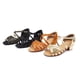 thumbnail image 5 of Zapatos de suela blanda, zapatos de baile para niña, zapatos de tacón bajo para mujer, zapatos de baile latino, zapatos de baile profesionales para mujer, talla 24-40, 5 of 5