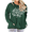 Green, variant on Women Plus Size Merry Christmas Shirt Plaid Leopard Tree Tee Oversized Xmas Casual Holiday Long Sleeve Tops, Red,5X
