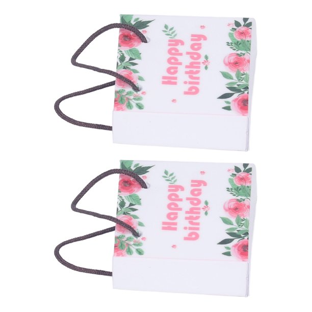 Mini Favor Bag Accesorios para Casa de Muñecas a Escala 1:12 con Detalles Finos - Efecto Visual Realista Multifuncional - Diseño de Desmontable Material de Papel de Primera ANGGREK Otros