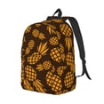 thumbnail image 2 of Naloa Canvas Backpack for Men Women Colorful Pineapple Print Rucksack Casual Travel Daypack Large and Small Durable College Tote Satchel Bookbag for Teens, 2 of 5