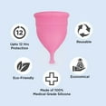 thumbnail image 5 of PEESAFE Reusable Menstrual Cup for Women | Large Size with Pouch|Ultra Soft, Odour and Rash Free|100% Medical Grade Silicone |No Leakage | Protection for Up to 8-10 Hours, 5 of 5