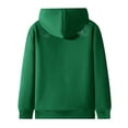 thumbnail image 5 of Bibifish Womens Jackets Cozy Solid Color Zip Up Coats With Cute Cat Ear Hooded Winter Warm Fleece Lined Streetwear Jackets With Pockets, 5 of 7