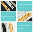 thumbnail image 4 of Shisuyan Embedded Door Handle Aluminum Alloy Golden Push-pull for Homeowners 1Pack, 4 of 8