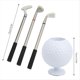 thumbnail image 3 of Soporte para BolíGrafo con Pelota de Golf, Soporte para BolíGrafo Modelo de Golf con 3 BolíGrafos de Golf, para Hombres, Papá, Golfista, Amante del Golf, , 2 Piezas, 3 of 5