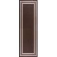 thumbnail image 4 of Beverly Rug Indoor Bordered Area Rugs, Non Slip Rubber Backing Modern Living Room Area Rug, Brown, 2x5, 4 of 9