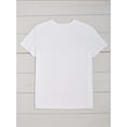 thumbnail image 2 of Camiseta informal de cuello redondo para mujer, diseño de duende y tréboles, ideal para el Día de San Patricio., 2 of 6