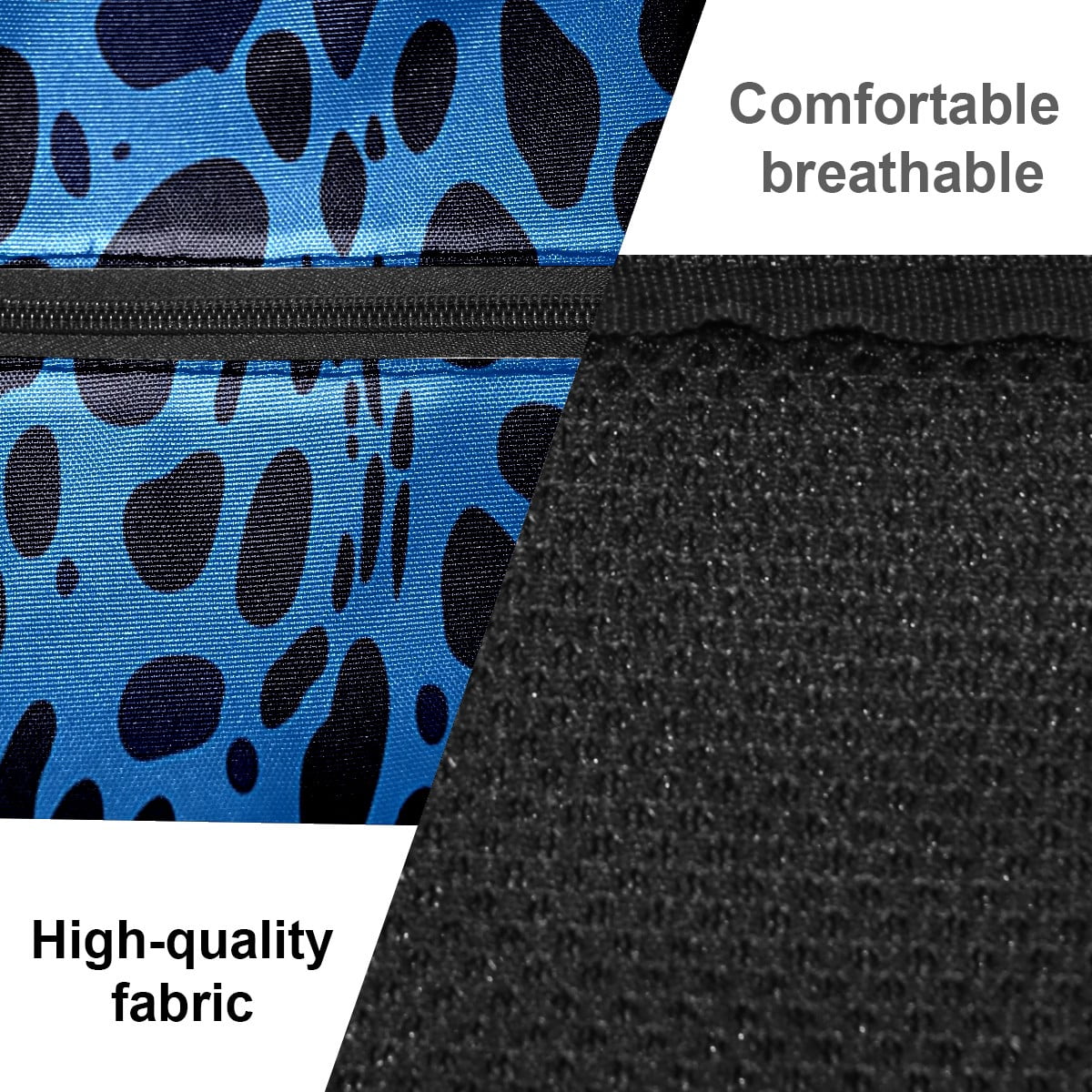 Pickleball Bags for Men Women Pickleball Backpack with Large Capacity Lightweight Adjustable Pickleball Sling Bag Hold Paddles, Balls, Accessories Blue Leopard