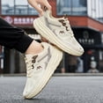 thumbnail image 4 of Men's Ultra-Light Sneakers - Slip-Resistant Low-Top Lace-Up Shoes with Cushioned Sole & Breathable Outsole Suitable for Streetwear, Gym, Office, Casual - - Versatile Athletic Footwear, 4 of 9