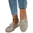 thumbnail image 3 of Willtoo Women's Slip on Orthopedic Loafers, Casual Vintage Comfortable Lightweight Anti Slip Walking Flat Shoes, 3 of 5