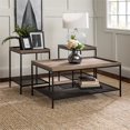 thumbnail image 1 of Walker Edison 3-Piece Engineered Wood Tray Top Accent Table Set in Gray Wash, 1 of 6