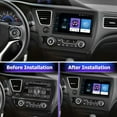 thumbnail image 7 of 2+32GB Android 13 Car Stereo for Honda Civic 2013-2017 with Carplay Andriod Auto Head Unit 9 inch Screen Car Radio Support GPS Navigation Wifi Bluetooth FM/RDS SWC+ 4LED Backup Camera, 7 of 7
