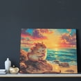thumbnail image 3 of Lsque Island Beach Guinea Pig Print Wall Art – Decorative Picture for Living Room, Bedroom, and Office (Horizontal), 3 of 6