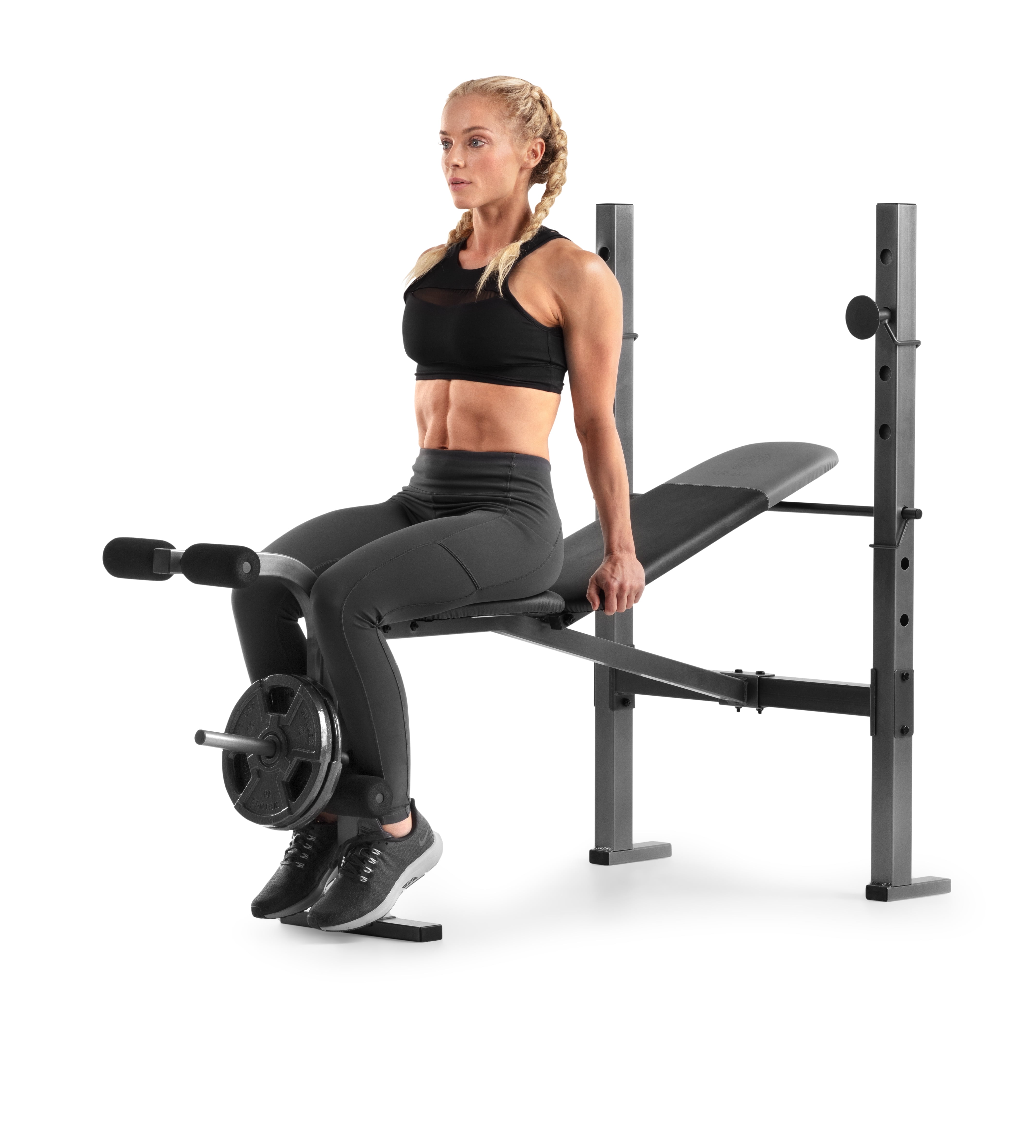 Weider xr 6.1 Multi-Position Weight Bench w/ Leg Extension FREE SHIPPING Golds 