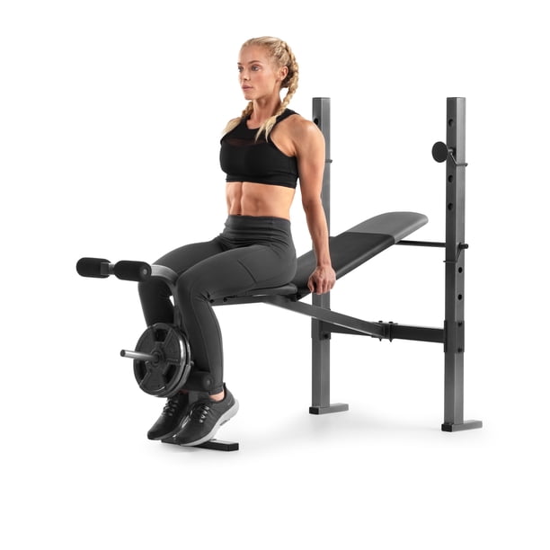 Gold's Gym XR 6.1 Multi-Position Weight Bench with Leg Developer -  Walmart.com