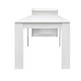 thumbnail image 4 of PAPROOS Extendable Dining Table for 6-10, 20" -100" Expandable Rectangle&nbsp;Dining Table with Storage, Folding Space Saving Kitchen Table, Extra Long Dining Room Table, Sideboard, White(Only Table), 4 of 8