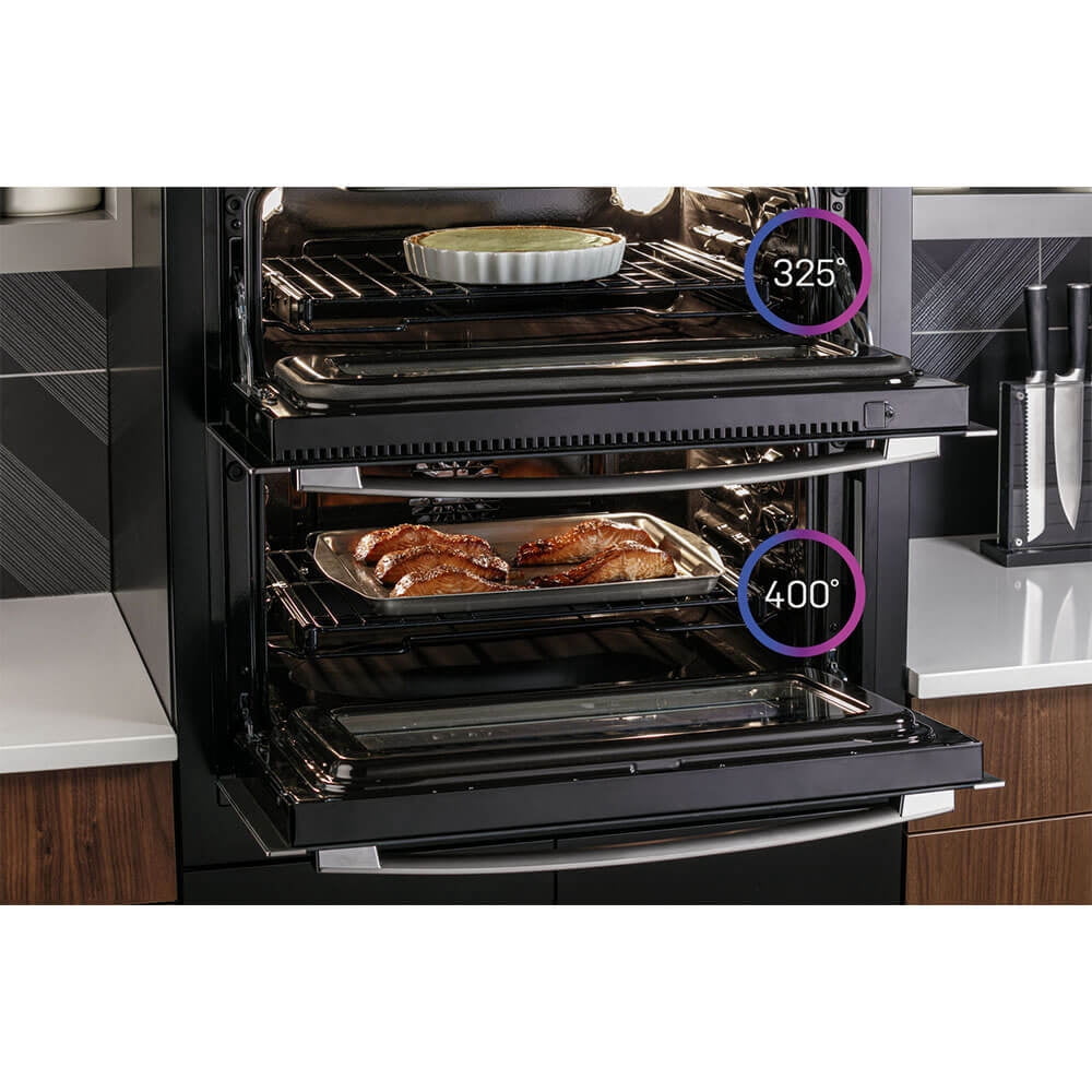 Ge Profile Pts9200sn 30" Wide 5 Cu. Ft. Electric Double Oven - Stainless Steel