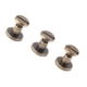 thumbnail image 1 of 20pcs cabeza plana de cobre tornillos de latón tuercas clavos remaches de cuero Cap accesorio (6,5mm), 1 of 8