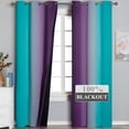 thumbnail image 2 of Cortinas Estelar Textiler Ombre, color verde azulado, 107 x 213 cm, 2 of 9