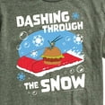 thumbnail image 3 of SpongeBob SquarePants - Dashing Through The Snow Plankton Christmas - Men's Short Sleeve Graphic T-Shirt, 3 of 6