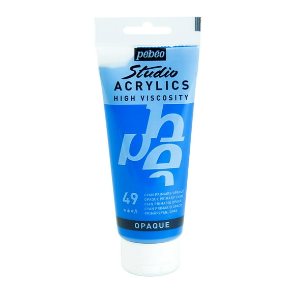 Pebeo Studio Acrylic, 100ml, Primary Cyan