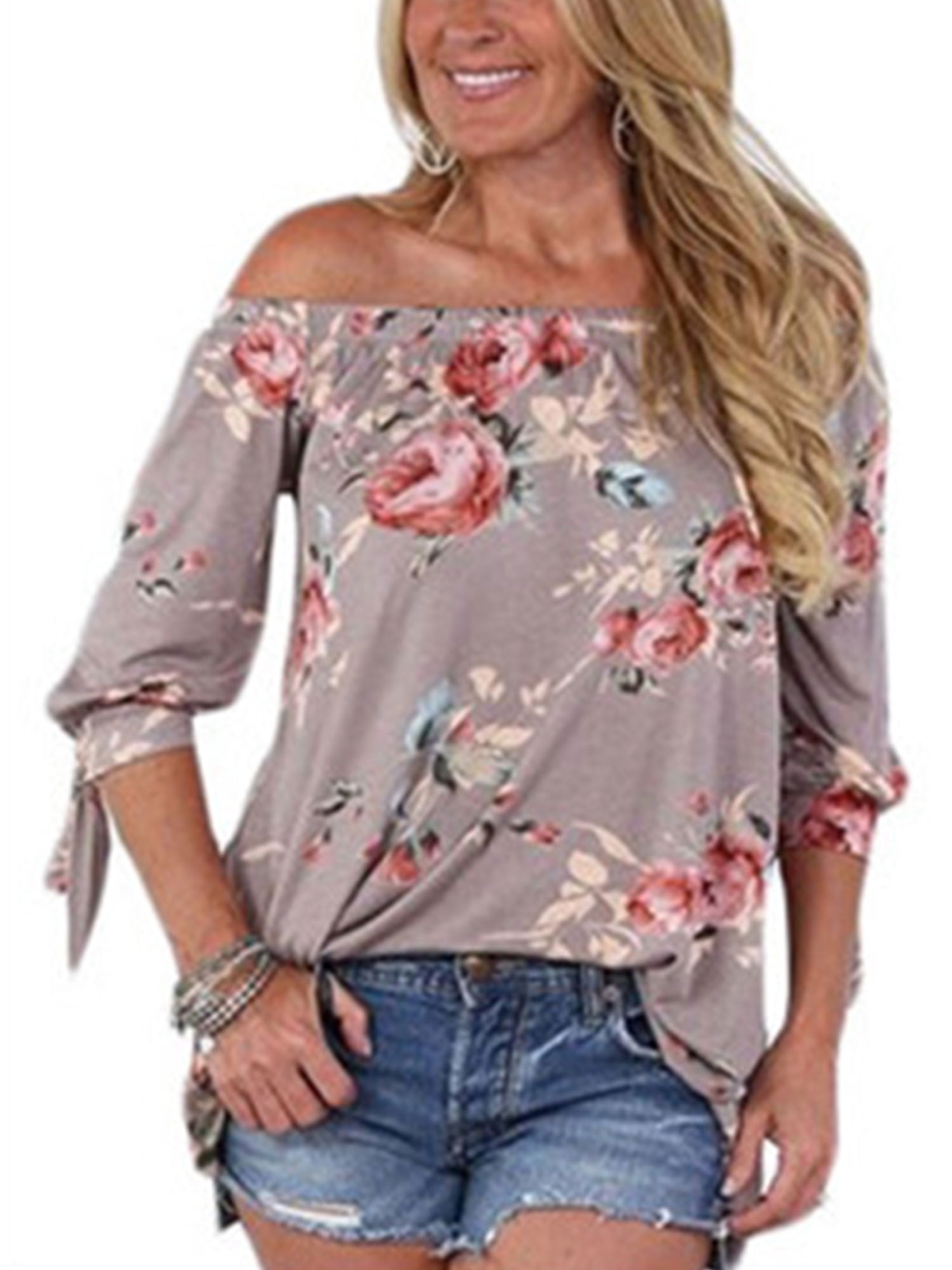 Casual Off Shoulder Tops for Women 