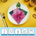 thumbnail image 6 of Heduofu Hawaiian Cloth Napkin Summer Luncheon Napkin Tropical Palm Leaves Flowers Dinner Hand Napkin for Wedding Birthday Baby Shower Party Supplies 2 PCS, 6 of 7
