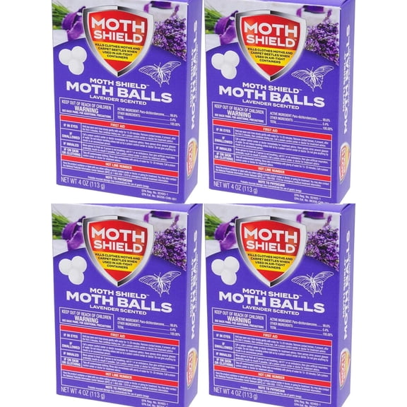 Bolas contra polillas Moth Balls, paquete de 120 ml (aroma a lavanda, 4)