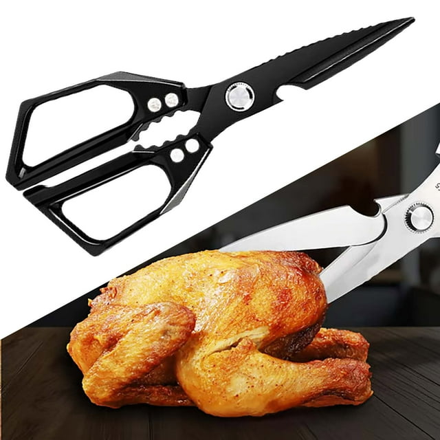 Cqxid Polishing Stone Under $10 Home & Garden Cutter Practical Stainless Multifunctional Kitchen Scissors For Home Use Facilitate Convenient Cooking Life