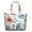Vintage, variant on Travel Tote Bag with Rocket Spacecraft Print Lightweight Weekender Bag with Multiple Pockets for Weekend Getaways Business Trips