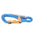 thumbnail image 2 of Camnal AutoLock D Clip de gancho de bloqueo a presión de aluminio para escalada de árboles en roca (azul) YUNYI BRAND Deportes, 2 of 8