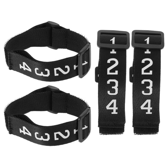 Football Referee Gear Accessories Official Numbered Wristband down Indicator Umpire Clicker Training Aids 4 Pcs