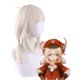 thumbnail image 3 of Gold Braids Double Ponytail Bangs Wig for Cosplay Klee Anime Wigs Halloween Party Wigs Platinum -, 3 of 4